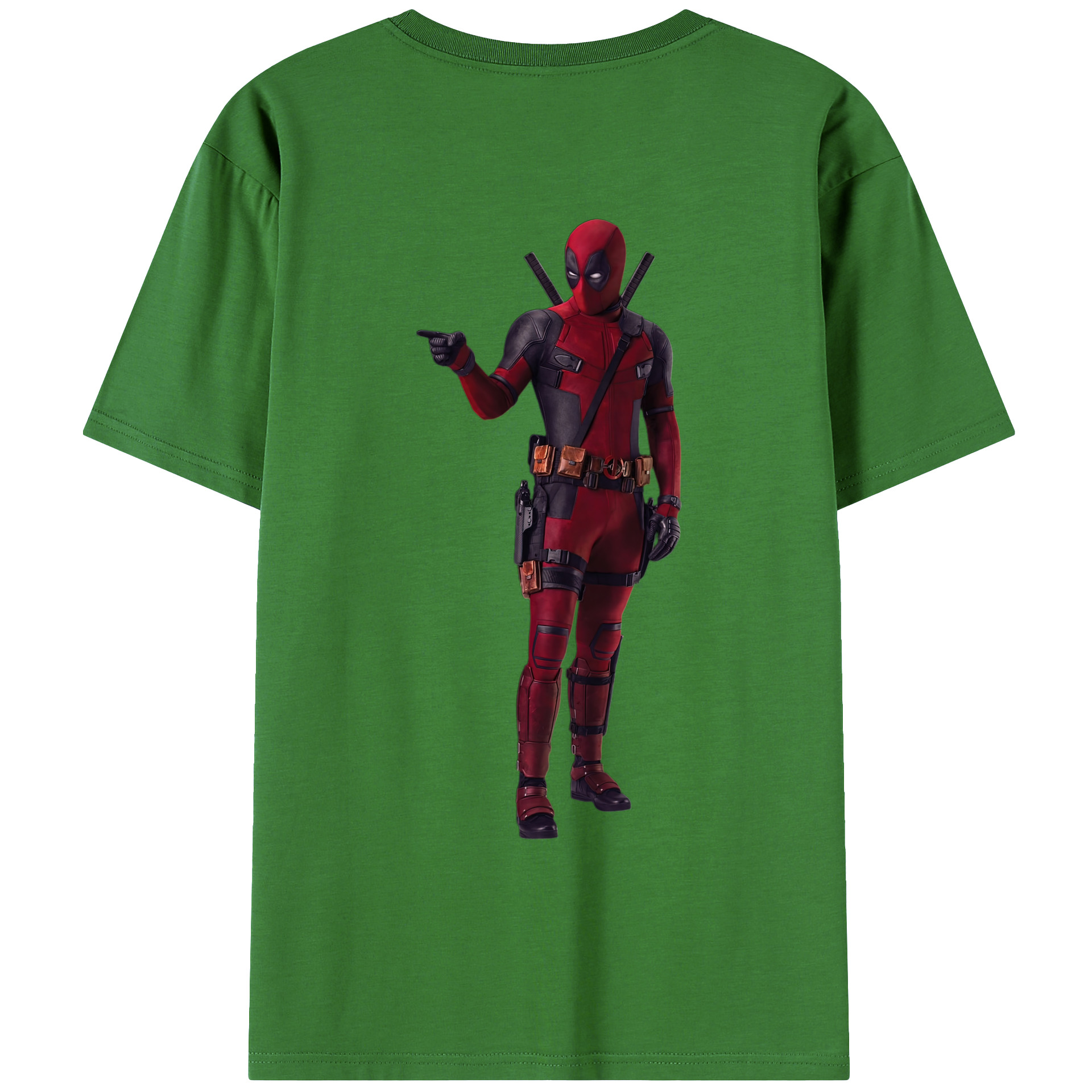 （画像用） Deadpool デッドプール レディース半袖Tシャツ(バックプリント)